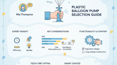How to Choose the Best Plastic Balloon Pump for Your Needs?