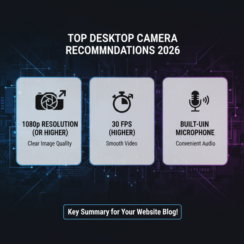 Best Camera For Desktop Computer in 2026 What to Choose?