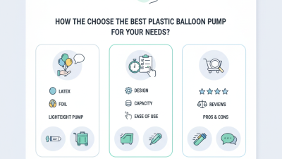 How to Choose the Best Plastic Balloon Pump for Your Needs?
