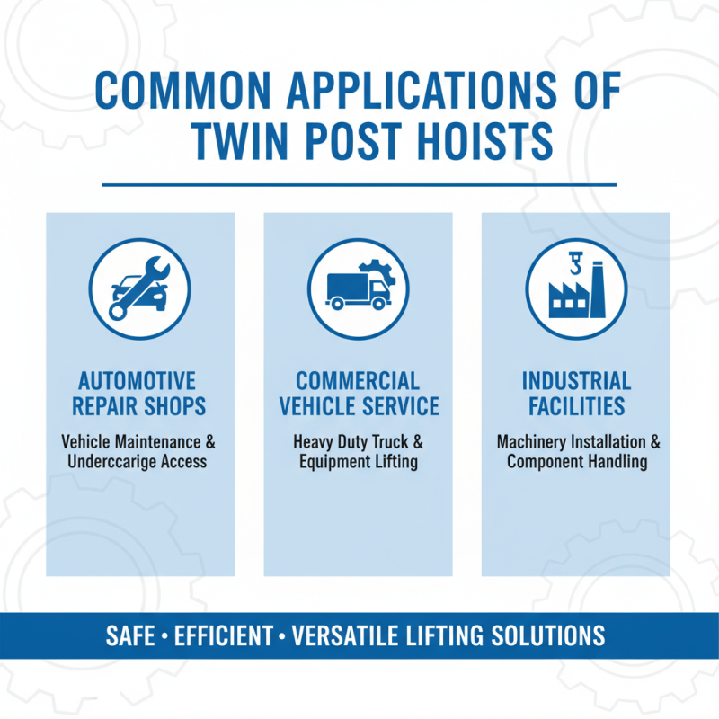 What is a Twin Post Hoist and How Does it Work?