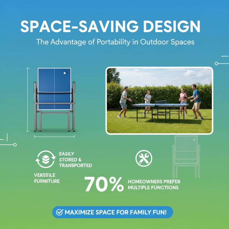 Why Choose a Foldable Outdoor Table Tennis Table for Your Backyard?