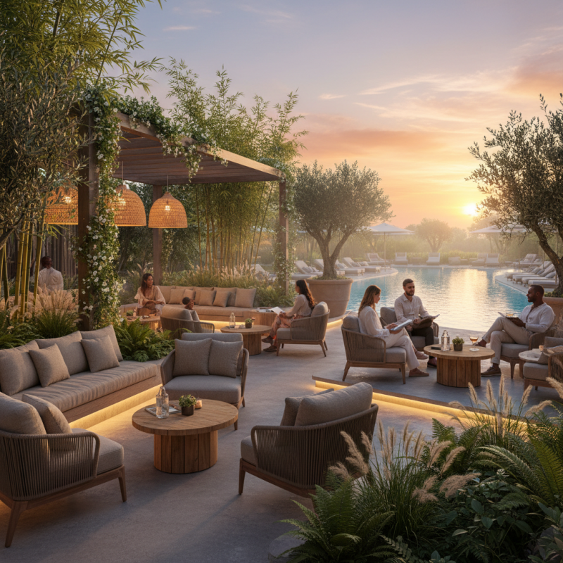 Best Hotel Outdoor Seating Ideas for Guest Comfort?
