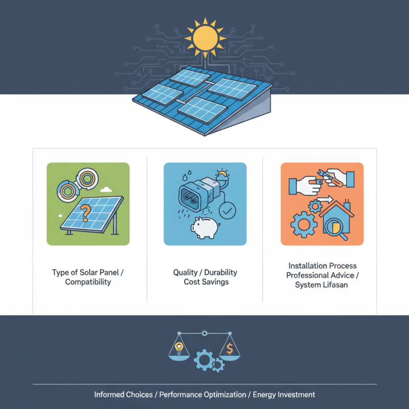 How to Choose the Best Solar Panel Connectors for Your Needs?