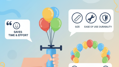 China Best Plastic Balloon Pump for Your Event Needs?
