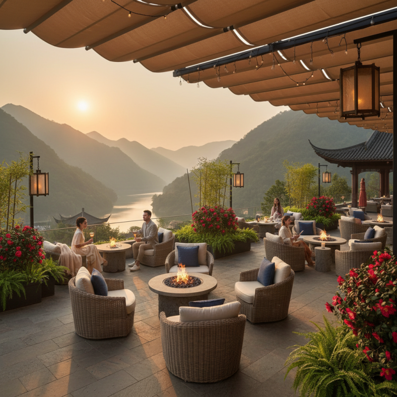 China Top Outdoor Seating Hotels for Memorable Experiences?