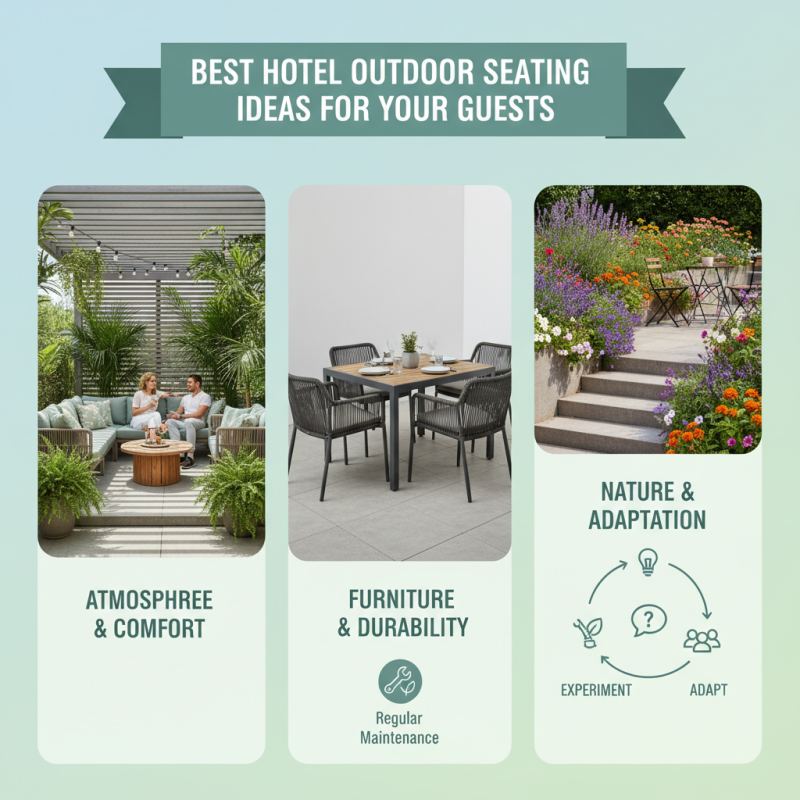 Best Hotel Outdoor Seating Ideas for Your Guests?