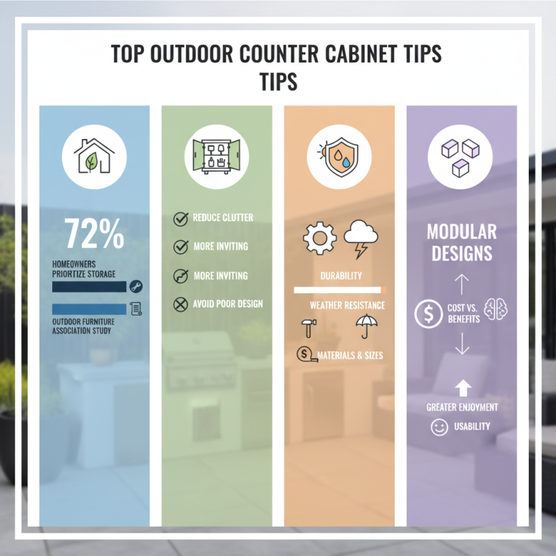 Top Outdoor Counter Cabinet Tips for Efficient Storage Solutions?