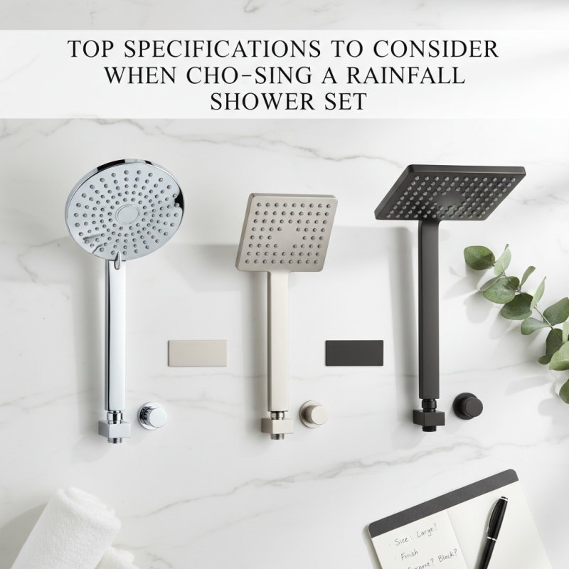 Top 10 Rainfall Shower Sets for Global Buyers Looking to Purchase?