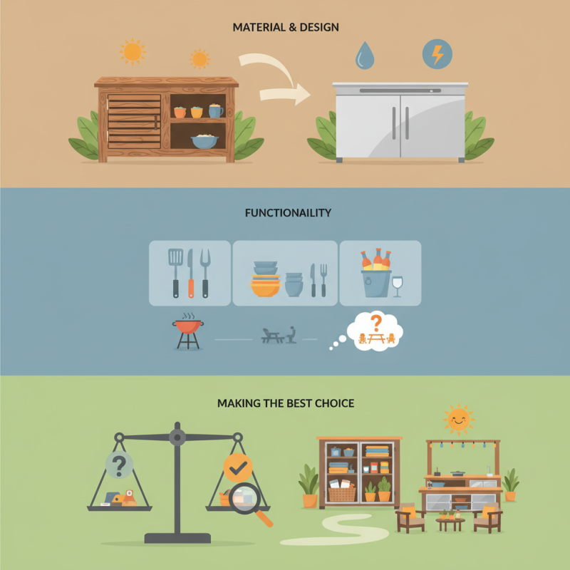 How to Choose the Best Outdoor Counter Cabinet for Your Needs?