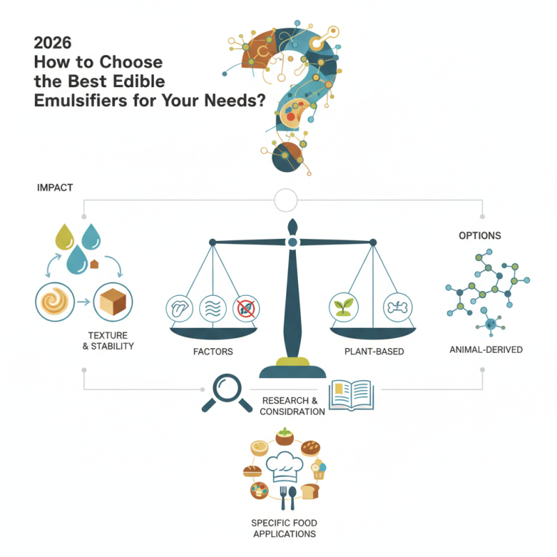 2026 How to Choose the Best Edible Emulsifiers for Your Needs?