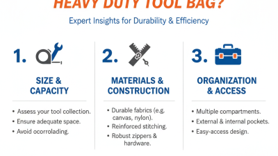 Top Tips for Choosing the Best Heavy Duty Tool Bag?