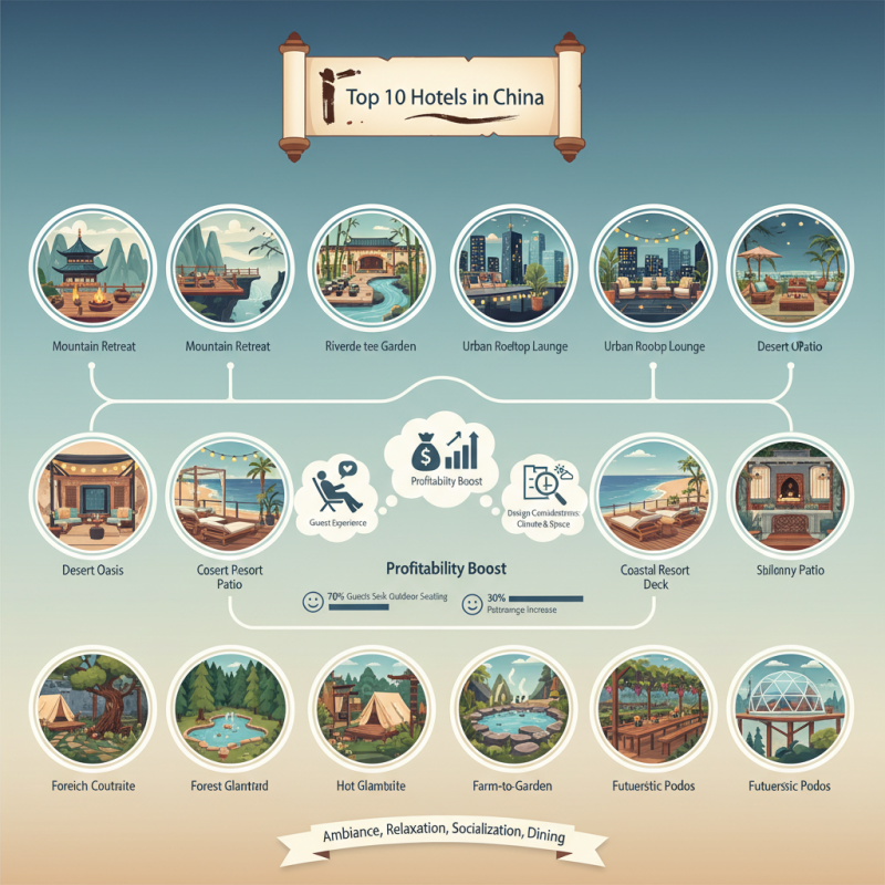 Top 10 Hotels in China with Stunning Outdoor Seating Options?