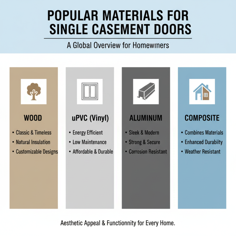 Best Single Casement Door Options for Global Buyers?