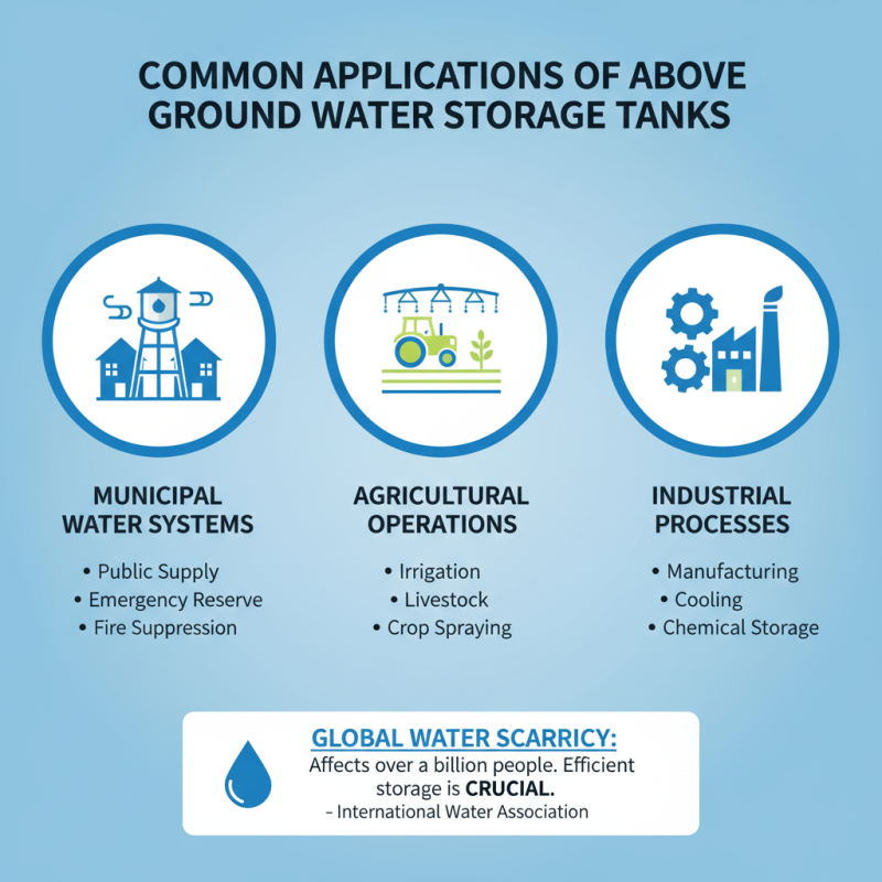China Top Above Ground Water Storage Tanks Advantages and Applications?