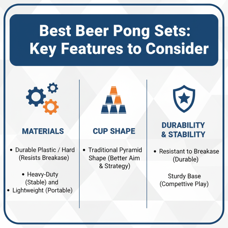 2026 Best Beer Pong Sets for Ultimate Fun and Competition?