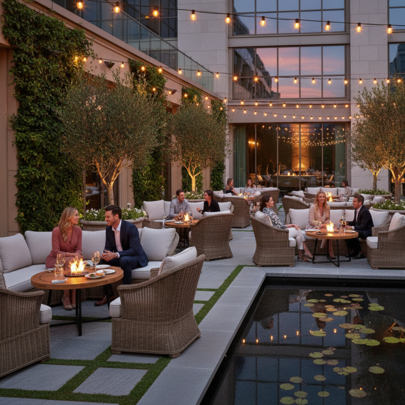 Hotel Outdoor Seating Tips for the Perfect al Fresco Experience?