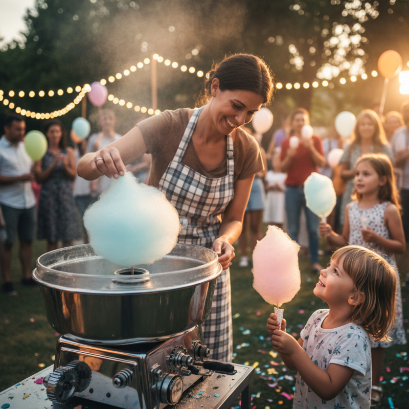 Top 10 Benefits of Using a Cotton Candy Machine for Events