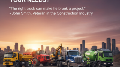 How to Choose the Right Construction Truck for Your Needs?