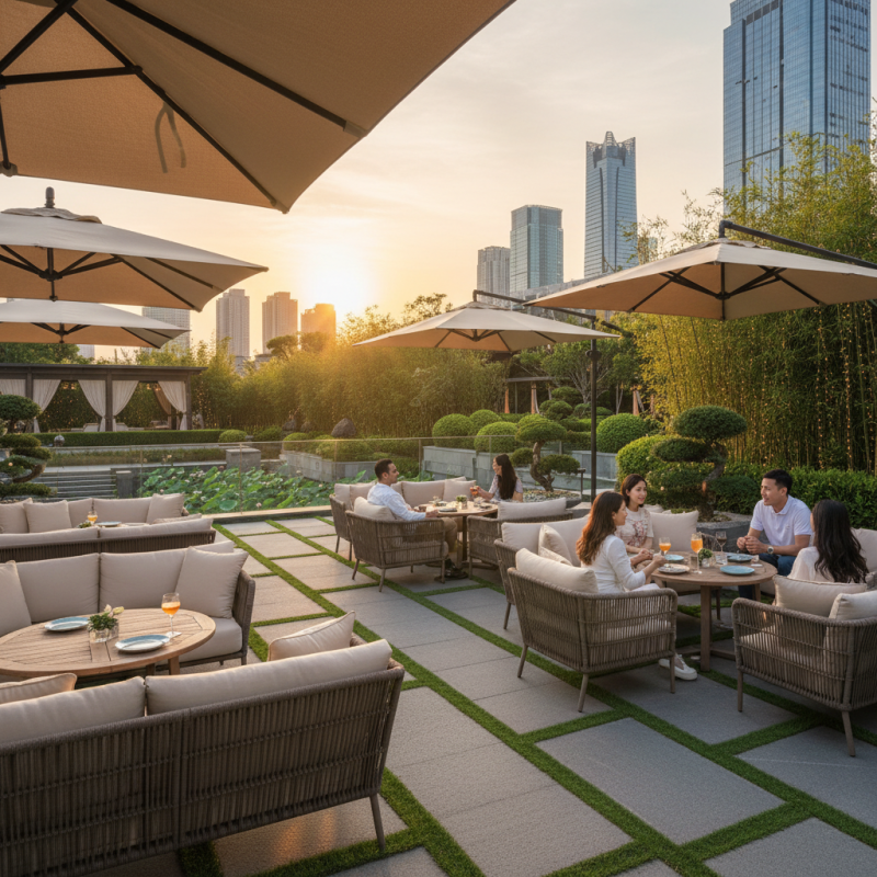 Top China Hotels with Best Outdoor Seating Options?