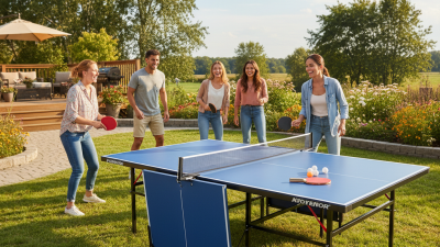 Why Choose a Foldable Outdoor Table Tennis Table for Your Backyard?