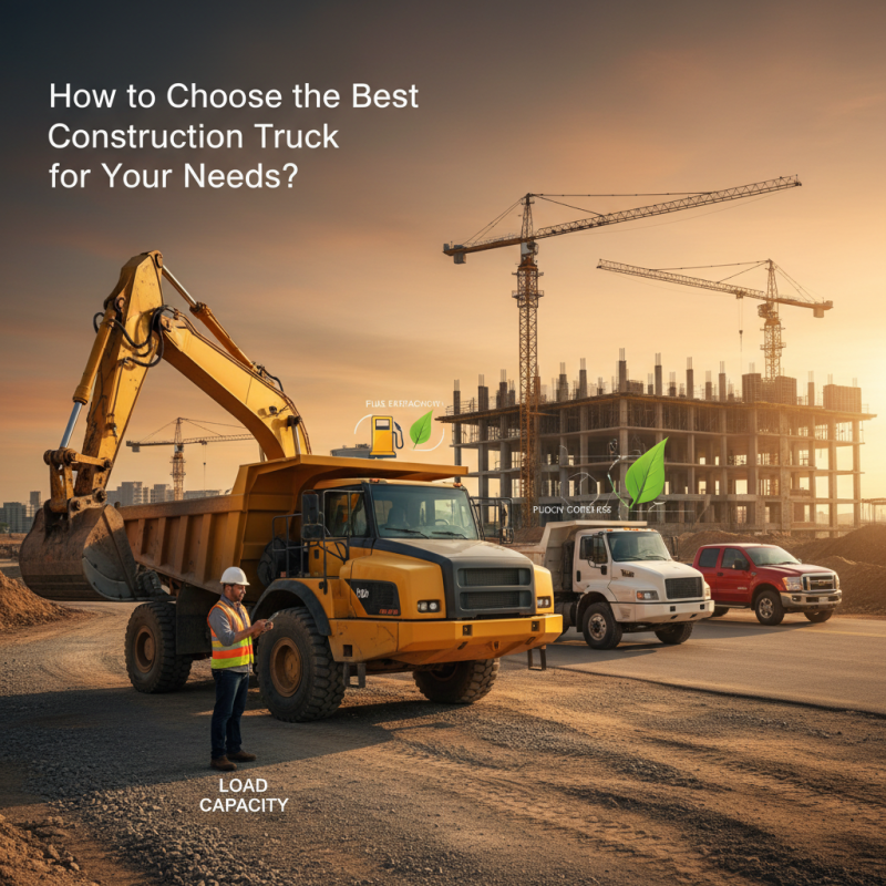 How to Choose the Best Construction Truck for Your Needs?