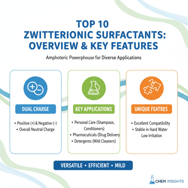 Top 10 Zwitterionic Surfactants You Should Know About?
