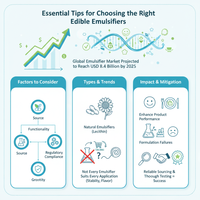 Essential Tips for Choosing the Right Edible Emulsifiers?