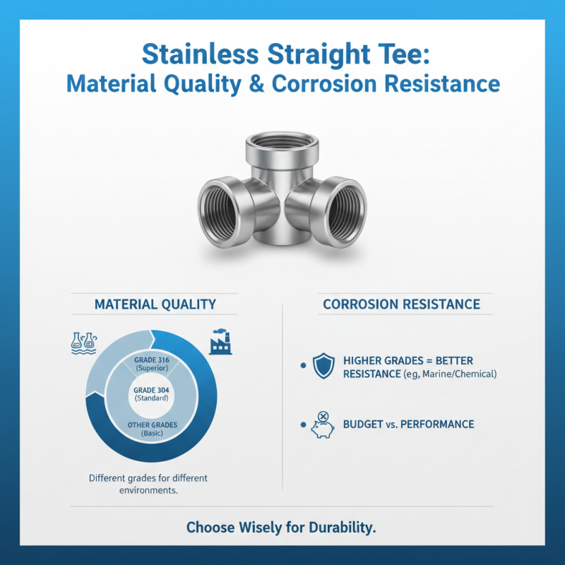 How to Choose the Right Stainless Steel Straight Tee for Your Project?
