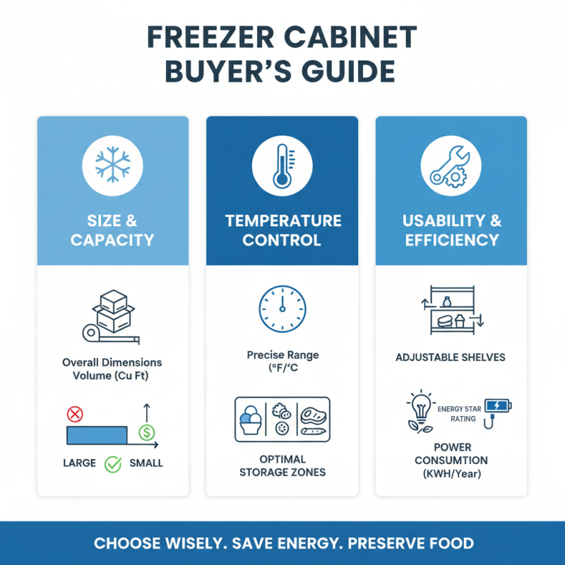 How to Choose the Best Freezer Cabinets for Your Needs?