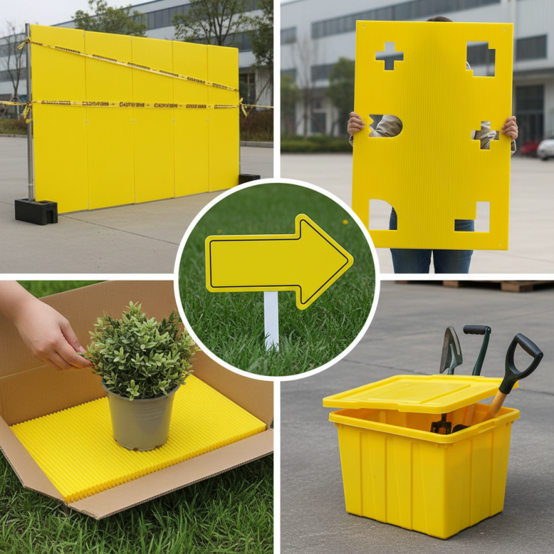The Best 5 Uses for Yellow Corrugated Plastic in Your Projects?