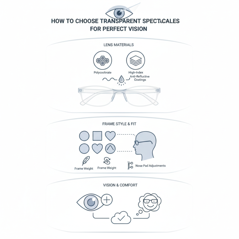 How to Choose Transparent Spectacles for Perfect Vision?