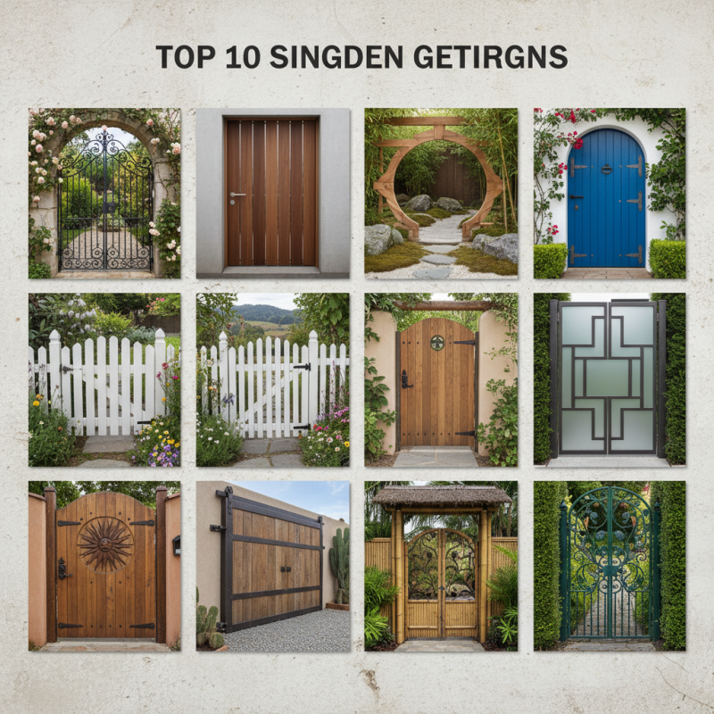 Top 10 Single Garden Gate Designs for Global Buyers?