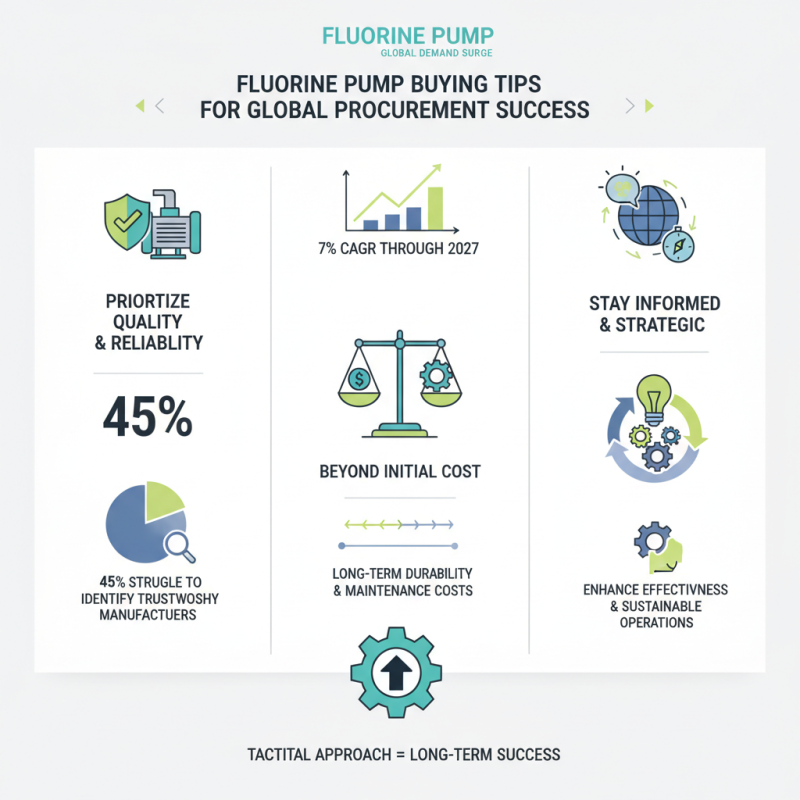 Fluorine Pump Buying Tips for Global Procurement Success