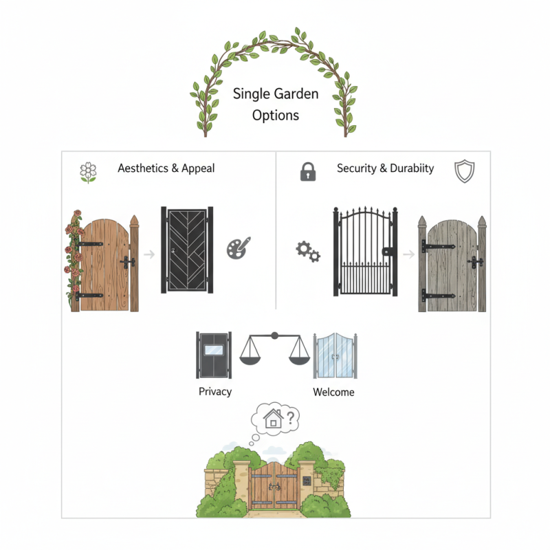 Best Single Garden Gate Options for Your Home Needs?