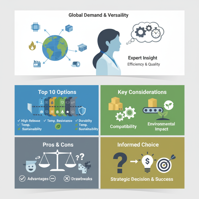 Top 10 PET Release Film Options for Global Buyers?