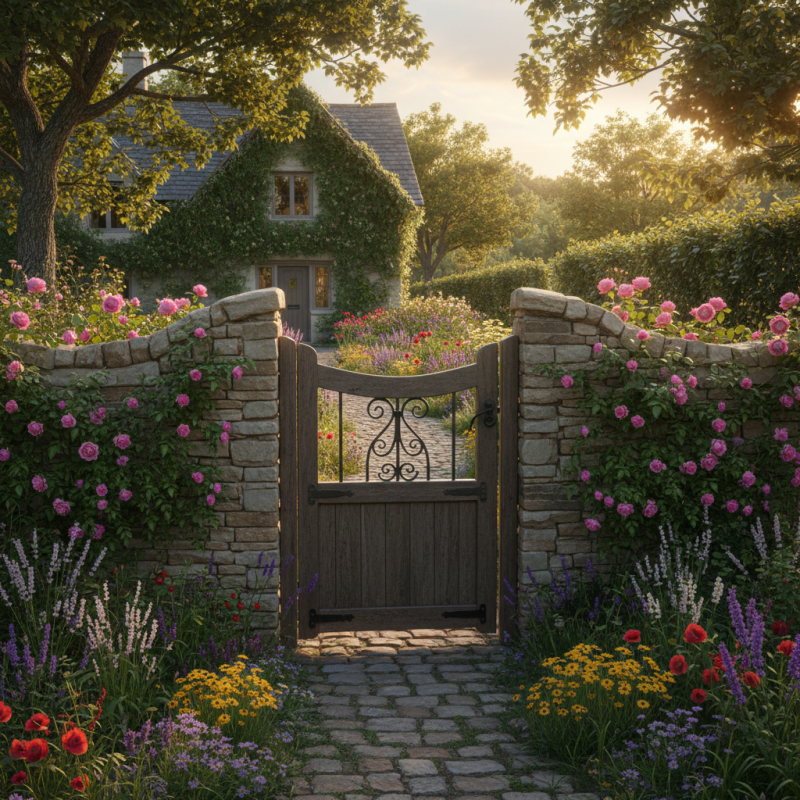 What is a single garden gate and its benefits for buyers?