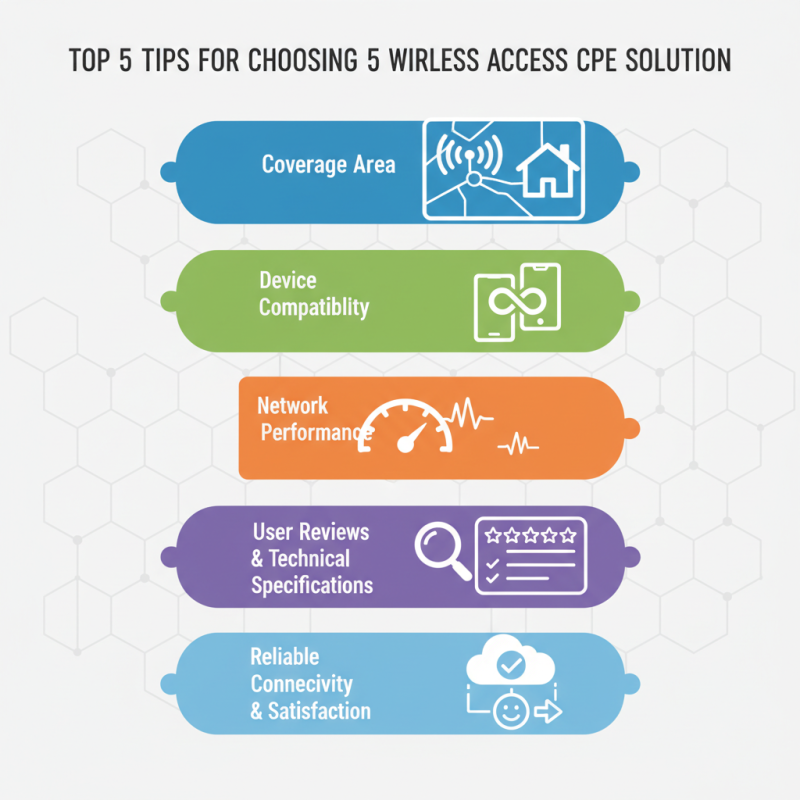Top 5 Tips for Choosing a 5G Fixed Wireless Access CPE Solution?