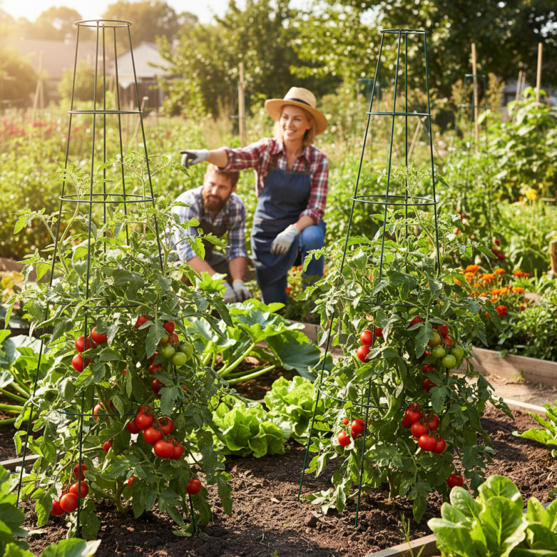 Why Choose Heavy Duty Tomato Cages for Your Gardening Needs?