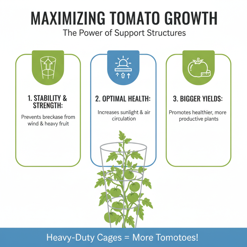 Why Choose Heavy Duty Tomato Cages for Your Gardening Needs?
