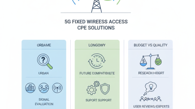 How to Choose the Best 5G Fixed Wireless Access CPE Solution?