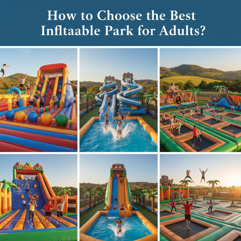 How to Choose the Best Inflatable Park for Adults?