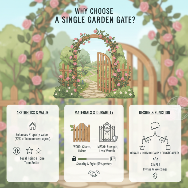 Why Choose a Single Garden Gate for Your Outdoor Space?