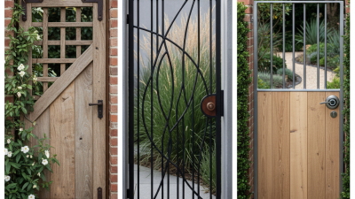 2026 Top Trends in Single Garden Gate Designs and Styles?