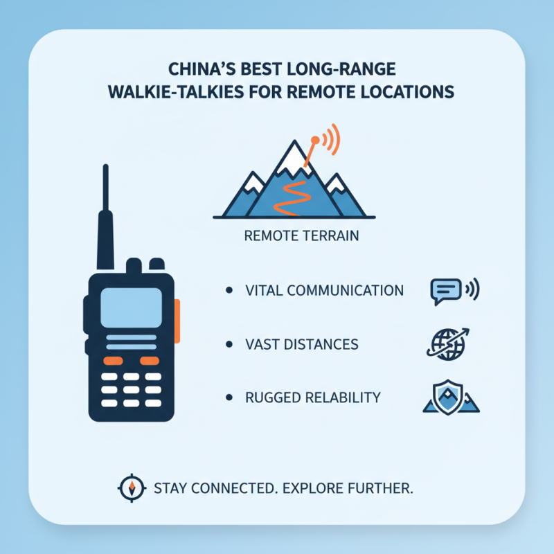 China Top Long Range Walkie Talkies for Clear Communication in Any Terrain?