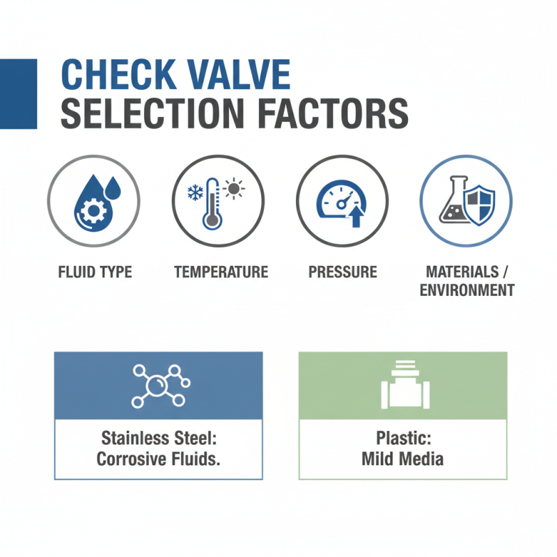 How to Choose the Right Check Valves for Your Needs?