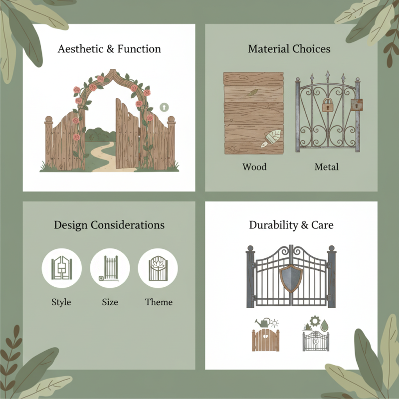 Best Single Garden Gate Options for Your Home Garden?