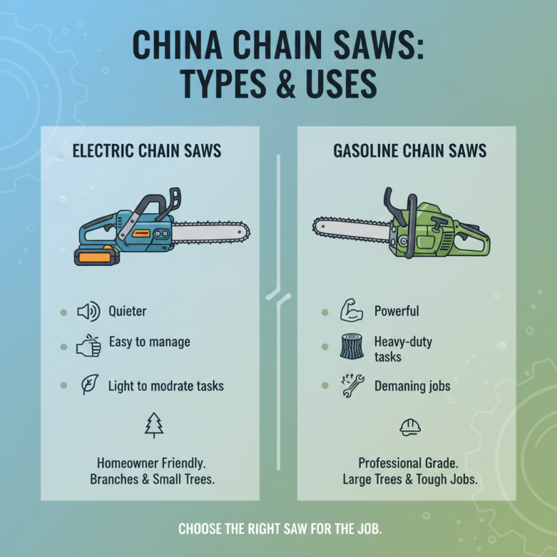 How to Choose the Right China Chain Saw for Your Needs?