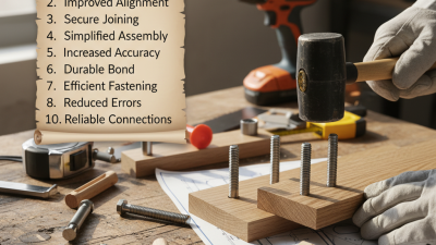 Top 10 Benefits of Using Double-Ended Dowel Pins in Projects?