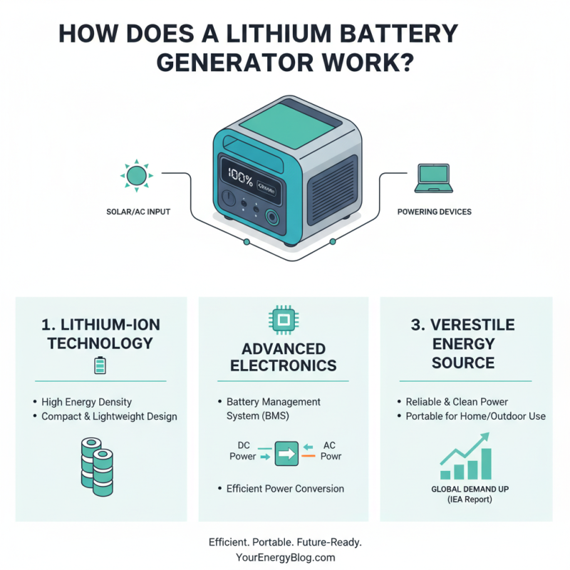 What is a Lithium Battery Generator and How Does It Work?