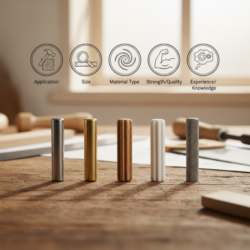 Top 5 Tips for Choosing the Right Double-Ended Dowel Pin?